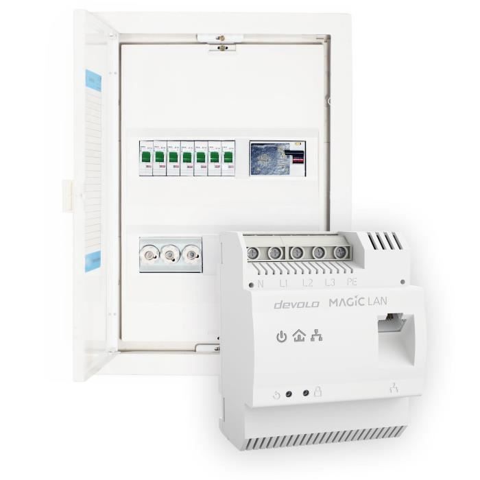 DEVOLO Magic 2 LAN DINrail Module CPL Sur Rail DIN 2400 Mbits s devolo-magic-2-lan-dinrail-module-cpl-sur-rail-din-2400-mbits-s