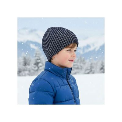 Bonnet bleu bébé garçon et snood pour bébé garçon | Tape à l'oeil