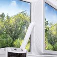 Joint Fenêtre Universel 300cm, Pour Climatiseur Portable, Nylon Imperméable, Fermeture Éclair