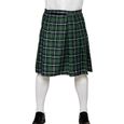 Kilt écossais vert homme - Écosse - Polyester - Adulte - NO NAME-0