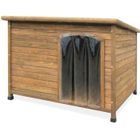 CEMONJARDIN Niche chien LUCKY L marron - L 116 x lg 79 x Ht 82 cm