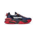 Baskets Homme Versace Jeans Couture bleu - 75YA3SI8 ZS888 QD9 - Textile - Lacets