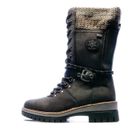 Bottes Femme RELIFE Grivione - Gris Anthracite - Fermeture lacets et zip - Intérieur molletonné