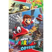 Affiche Maxi Super Mario Odyssey Collage