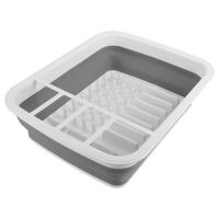 HX07299-Égouttoir à vaisselle Panier de Vidange Pliable Support de Rangement de Séchage de Plat Égouttoir pour Cuisine