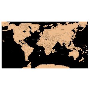 Carte Du Monde à Gratter Achat Vente Affiche Poster