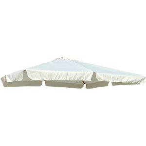 parasol de table de march/é auvent de rechange beige KHBNHJ Tissu de rechange pour parasol de jardin housse pour parasol de terrasse 2 /× 3 m