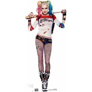 OBJET DÉCORATIF Figurine en carton taille réelle Harley Quinn Suic