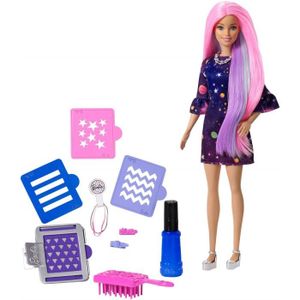 barbie sirene cheveux changent couleur