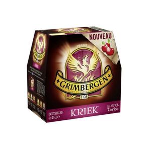 BIERE GRIMBERGEN Bière Kriek 6% vol. 6 x 25 cl