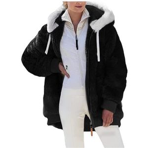 PARKA Femmes Manteau Veste en Peluche Parka Manches Long