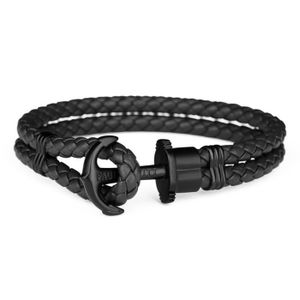 Paul Hewitt Homme Plaqu/é Argent Bracelet en Corde PH-PH-N-S-N-XXL