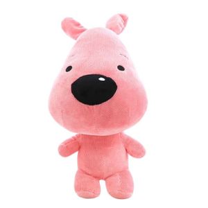 peluche chien rose