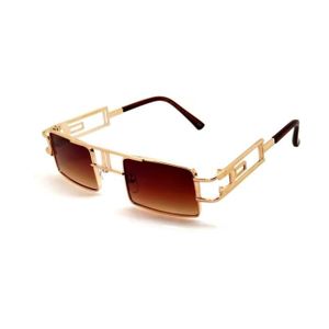 lunettes de soleil mixte femme homme couleur marron teinte doree #17 