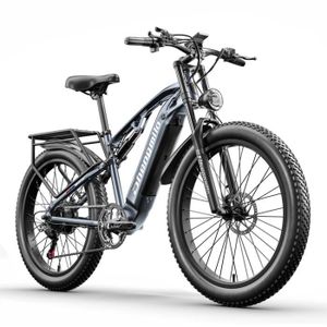 VÉLO ASSISTANCE ÉLEC Vélo électrique à suspension complète 26'' 500WBAF
