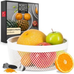 PORTE FRUITS - COUPE  Moritz  Moritz Corbeille à fruits en métal blanc 3