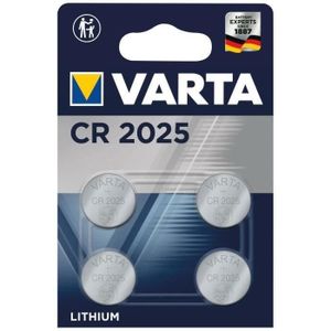 PILES VARTA - Pile lithium électronique cr2025 x 4