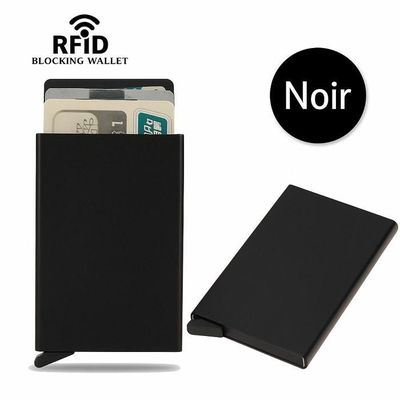 Portefeuille Porte-Cartes Homme Avec Protection RFID - 20 Emplacements, Compact Et Léger - Cadeau Idéal