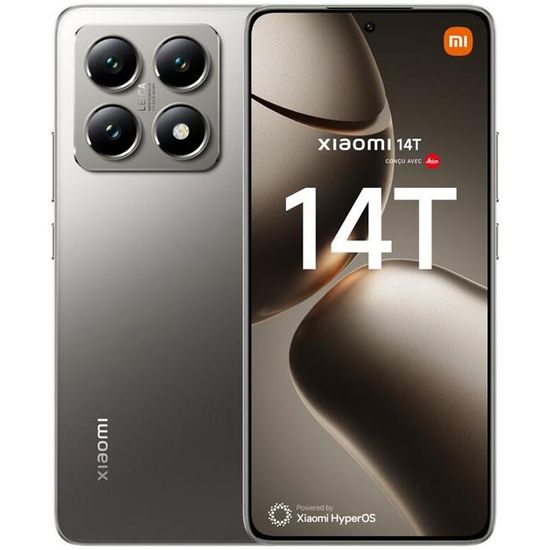 Smartphone Xiaomi Xiaomi 14T 256Go Noir concu avec Leica