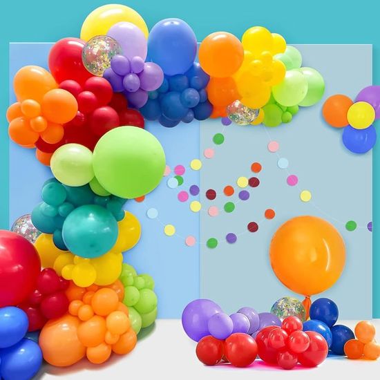 Kit D'arche De Ballon Rond - Guirlande D'arche De Mariage - Arche De Ballons Pour Anniversaire, Mariage, Fiançailles, Bébé, Douche, Anniversaire, Noël, Fête (180 Cm