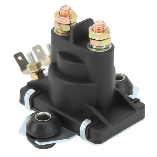 Relais Solénoïde Démarreur 12V 100A Plaqué Argent - Haute Puissance Pour Tondeuse, Tracteur Jardin, VTT, Motoneige