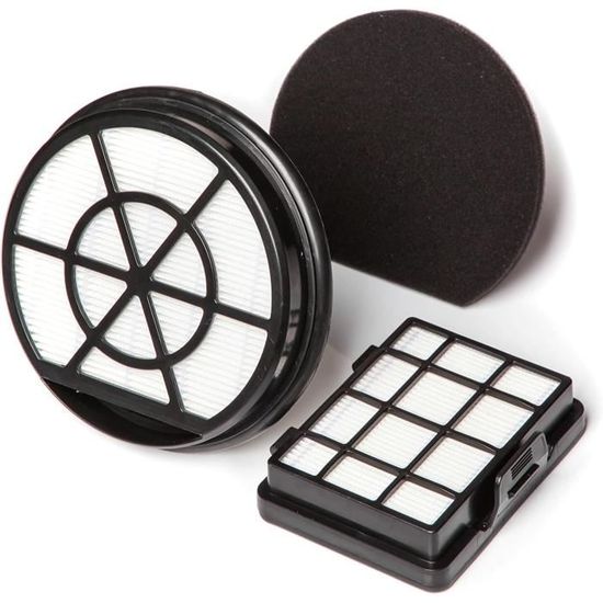 Lot De 4 Filtres Pour Aspirateur Bosch Série 2 – Compatible Avec Les Modèles BGC05..., BGS05... (2 Filtres HEPA + 2 Filtres D'échappement)