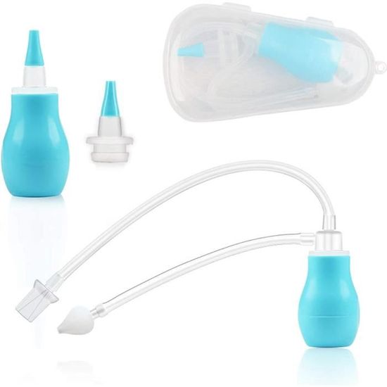 Aspirateur Nasal Manuel Pour Bébé En Silicone - Soulagement Rapide Nez Bouché