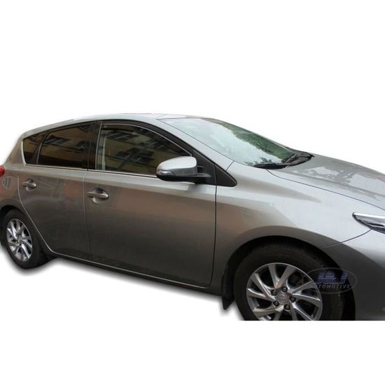 Déflecteurs D'air HEKO Pour Ford Focus 3 4 Portes - Ensemble 4 Pièces, Fixation Intérieure, Teinte Fumée - 7