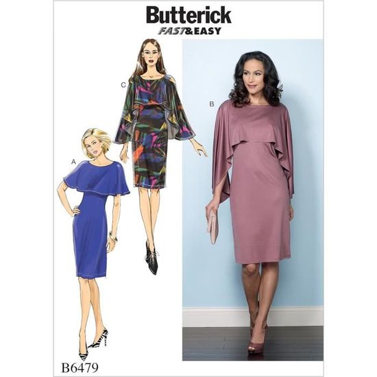 Patron De Couture Butterick Robe Vintage Années 50 - Taille 44 à 54 - Avec Boléro - Reproduction Authentique, Facile à Coudre - 8