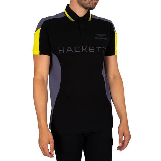 Chemise Homme Hackett London à Bande Large Et Broches - 100% Coton, Manches Longues - Entretien Facile