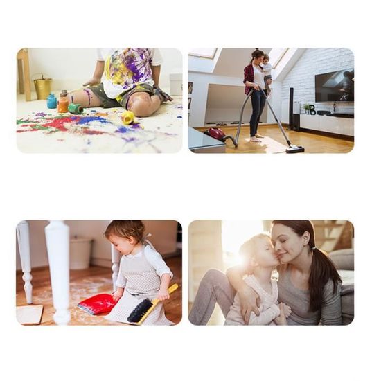 Jouet Aspirateur Enfant 3 En 1 - Nettoyage Réaliste Avec Son Et Accessoires Pour Apprendre En S'amusant