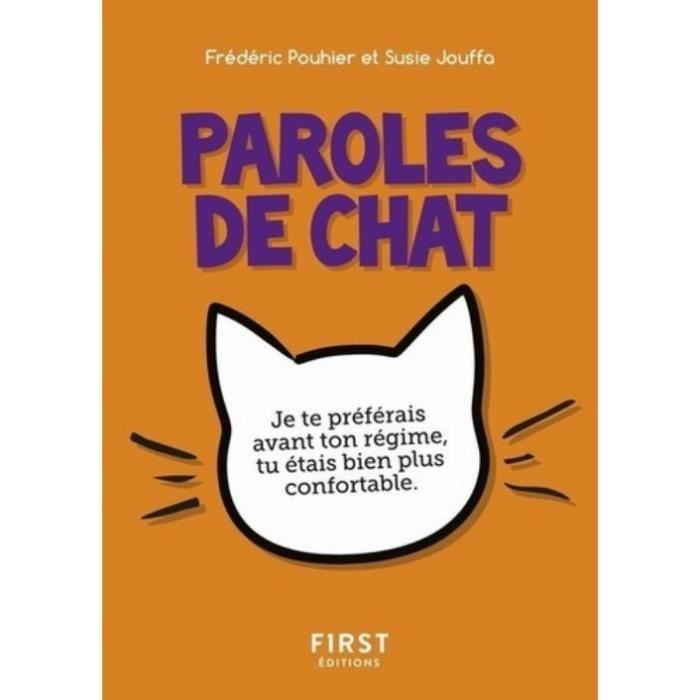 Paroles De Chat Cdiscount Librairie Paroles De Chat Cdiscount Librairie