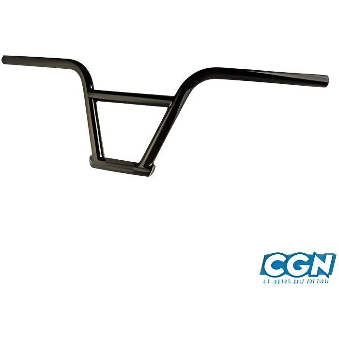 Cintre bmx one 100% cromo noir l635mm haut.177mm (7\