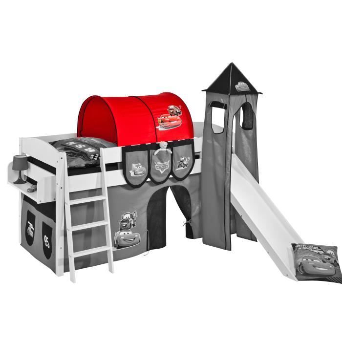 Tunnel Disney Cars - pour Lits surélevé ludique et Lits superposés - LILOKIDS - Disney accessoires pour lit mezzanine de societé Kla