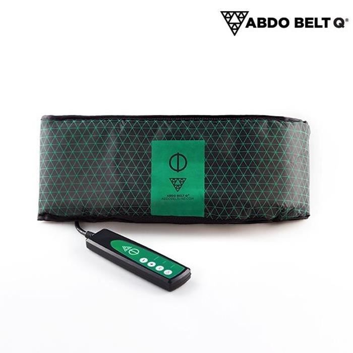 Abdo Belt Q – Ceinture Abdominale Vibrante – Idéal pour raffermir et tonifier vos épaules, l’abdomen, le dos, la taille, les hanches