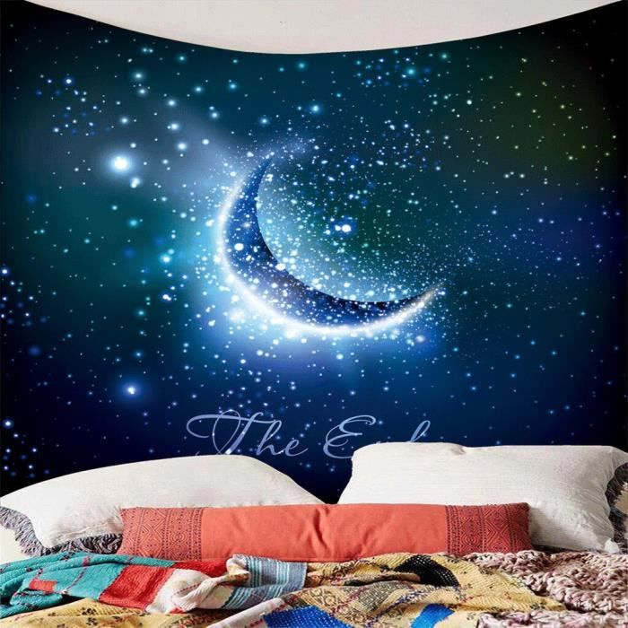 Lune étoiles motif tapisseries murales suspendus Hippie mur tapisserie couvre-lit Yoga tapis nouveau tenture murale tapisserie mur