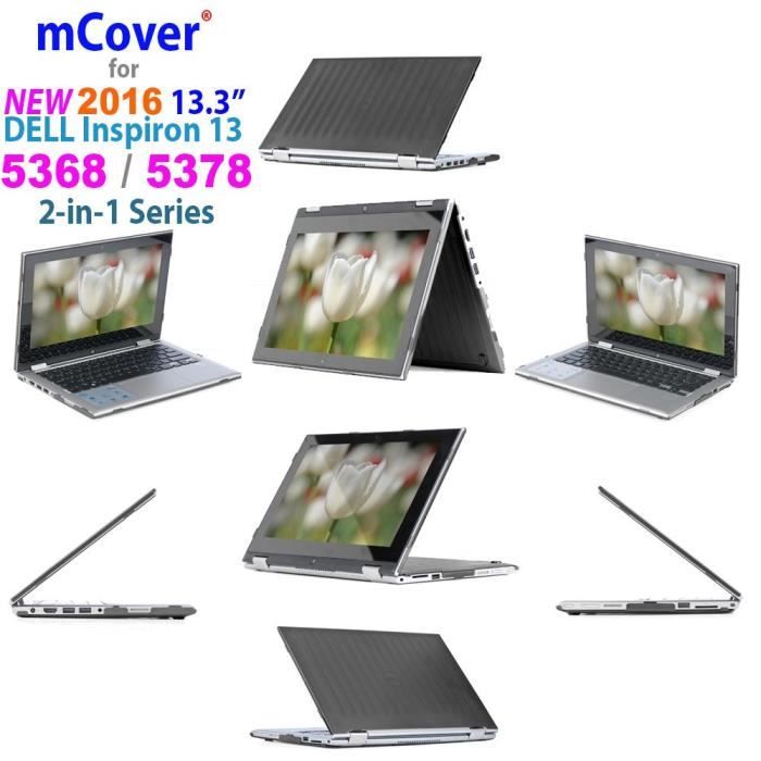 Coques rigides pour ordinateur portable mCover Noir Coque Seulement pour 13,3- Dell Inspiron 13 5000 (5368-5378-5379) 2- 102910
