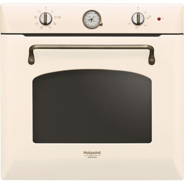 Hotpoint - Four Electrique Encastrable Fit 804 H OW a Finition Jasmine de 60 cm