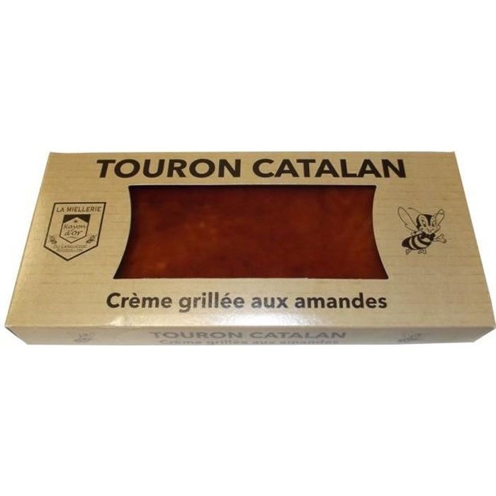 Touron catalan crème grillée aux amandes 200gr
