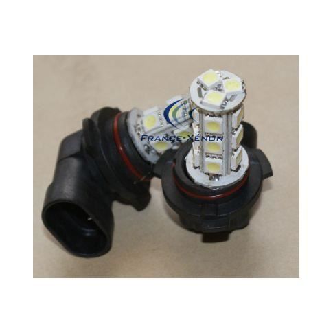 2 x Ampoules HB4 9006 LED SMD 18 LED