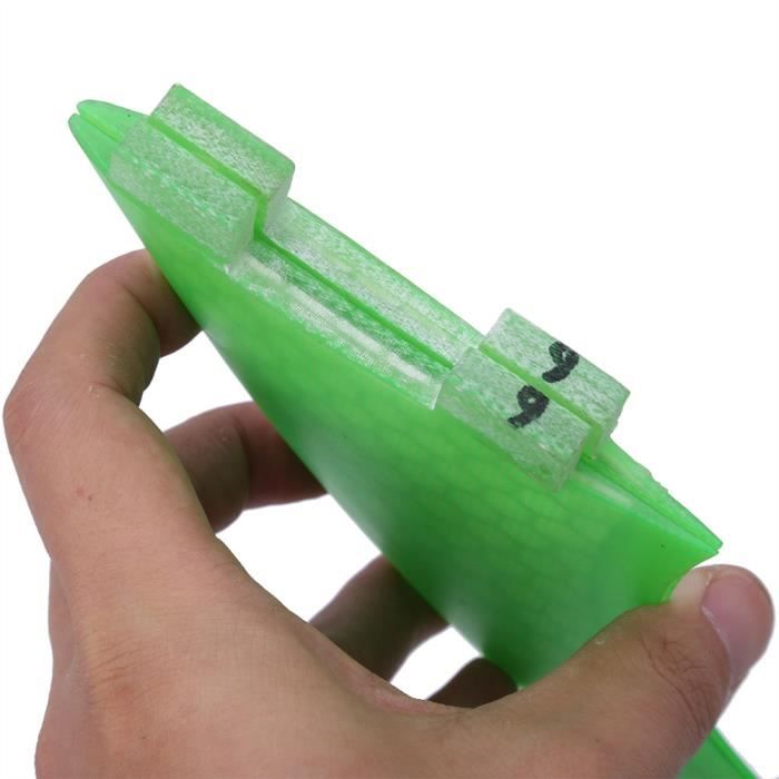 Garosa propulseur d'aileron de surf Green FCS Surfboard Fin Thruster Fins Future Surfing (G7)