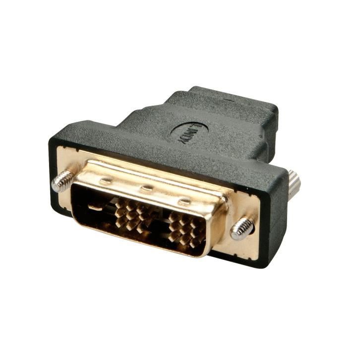 LINDY Adaptateur DVI-D m?le / HDMI A femelle