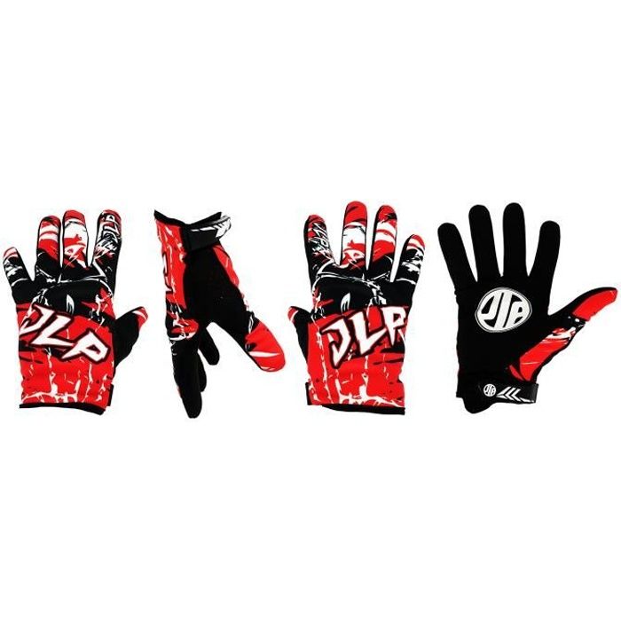 GANTS MOTO CROSS QUAD VTT BMX rouge JLP RACING
