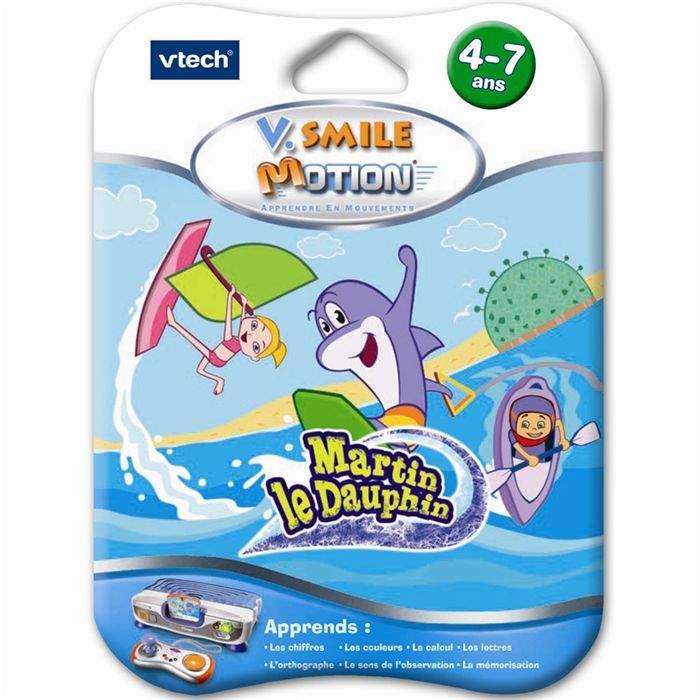 VTECH Jeu V.Smile Motion Martin Le Dauphin