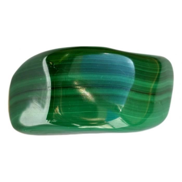 Encens - Malachite en Pierre roulée 3/4 cm