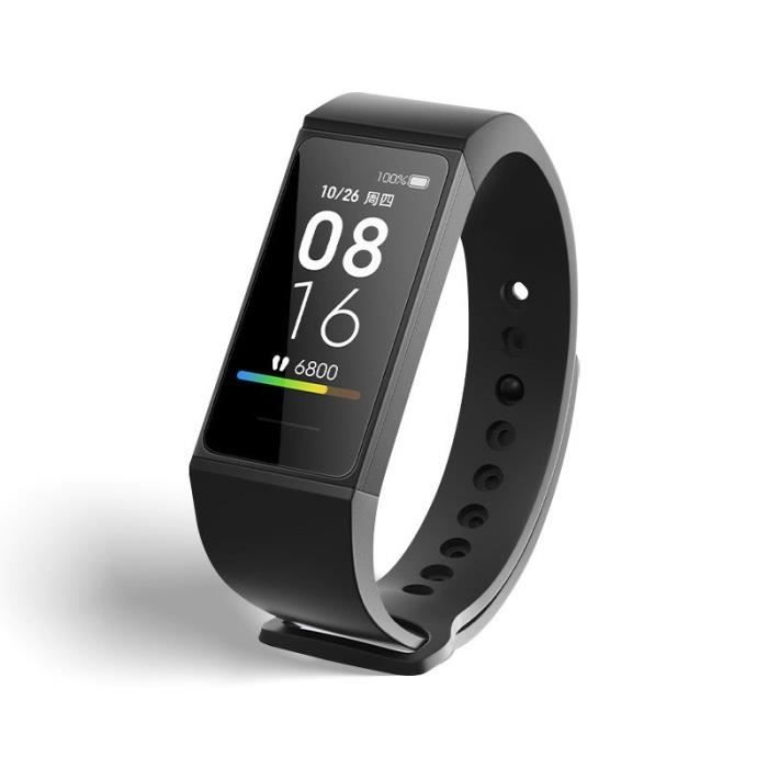 Montre Connectee Xiaomi Redmi Sport Intelligent Bracelet avec Surveillance Du Sommeil Pédomètre Fréquence Cardiaque - Noir