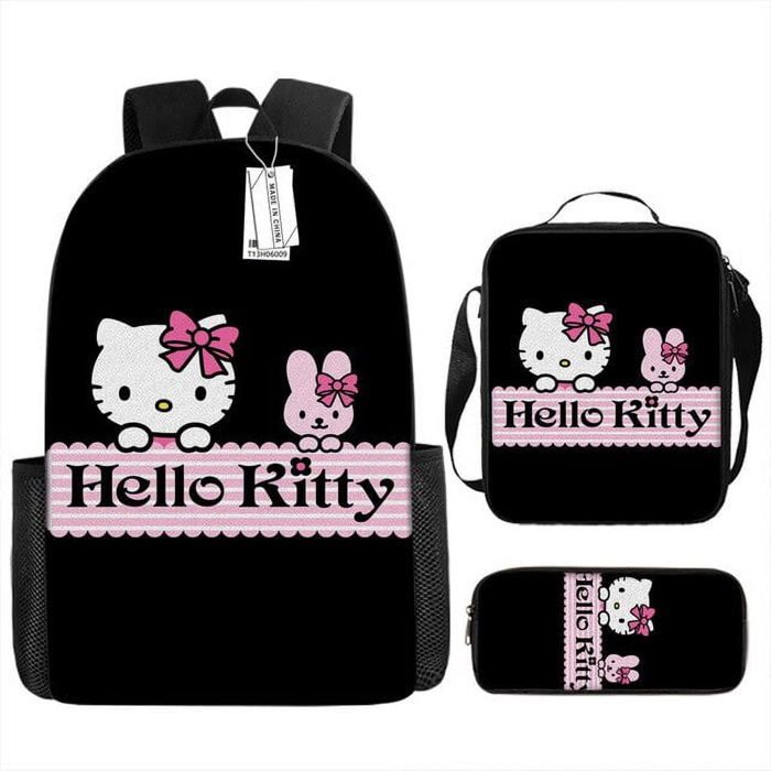 Sac Bandoulière Saniro Hello Kitty Bleu - Neuf Avec étiquettes - Pour école Ou Quotidien
