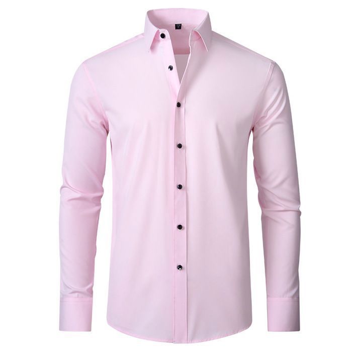 Chemise Homme Thomas Pink - Taille 15, Manches 33.5, Bleu à Motif Chevron, Neuve Avec étiquettes