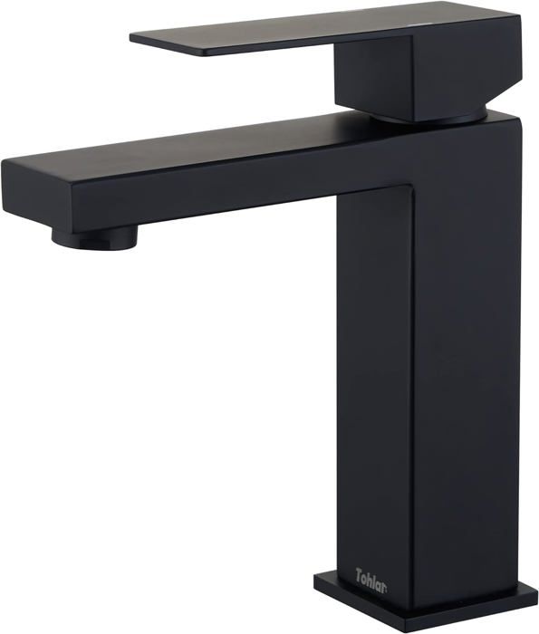Robinet Lavabo Salle De Bain Noir - Mitigeur Acier Inoxydable SUS304 - Minnhua