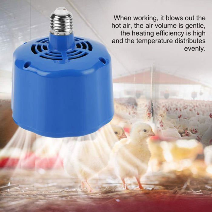 Lampe chauffante - GIGICIAL - 100-300 W - Bleu - 12.2*13 cm